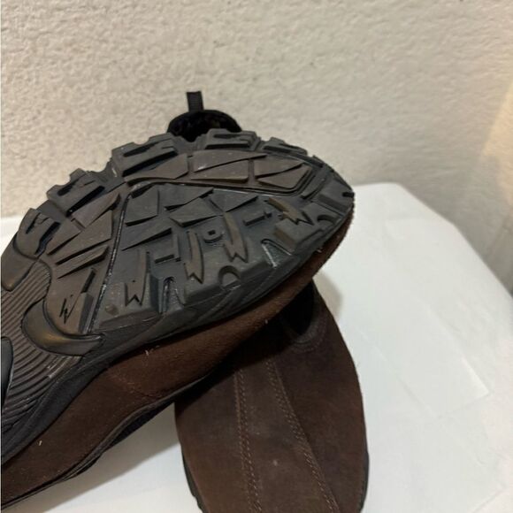 SKECHERS Men 13 Shoes Brown Suede Leather Slip On Sport Moc Lightweight Hike - Picture 8 of 12